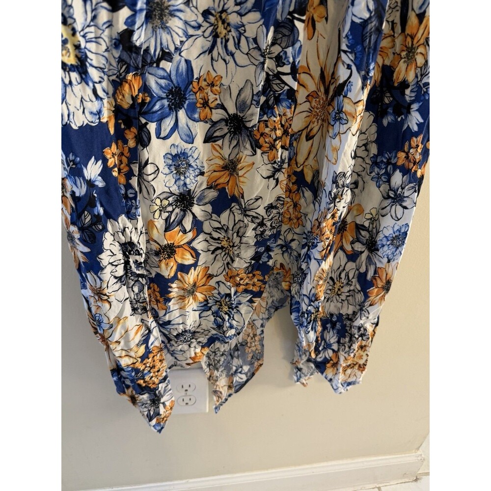 Label by 5 Twelve Women’s Floral Handkerchief Hem Dress Multicolor Sleeveless S - Picture 2 of 6